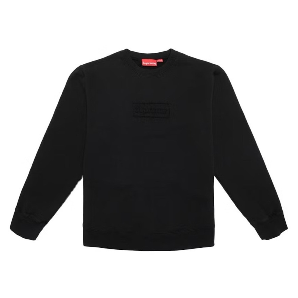 Supreme‎ Crewneck Sweatshirt Cutout Box Logo Black Large